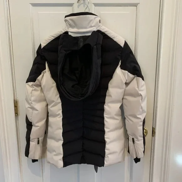 KJUS Women's Duana Down Ski Jacket - 36 Small US - Black / White EUC! - Picture 7 of 16